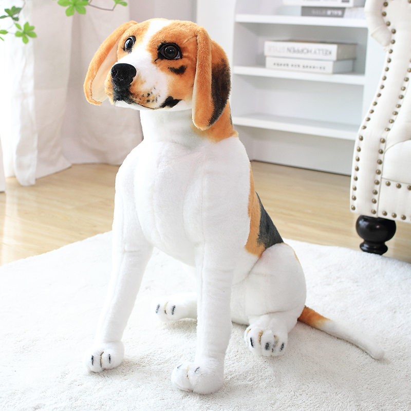 JOJO CASTLE Lifelike Simulation Dog Doll Big Size Beagle Dog Plush