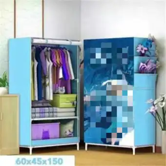 Wilson 001 3d Pattern Small Wardrobe Cabinet Lazada Ph