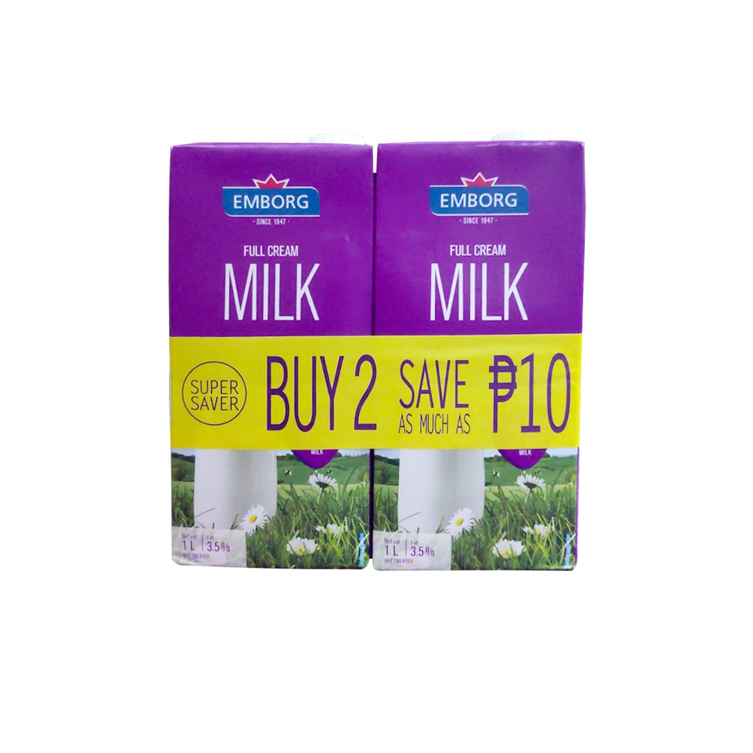Emborg Uht Full Cream Milk Liter Buy Save Pesos Lazada Ph