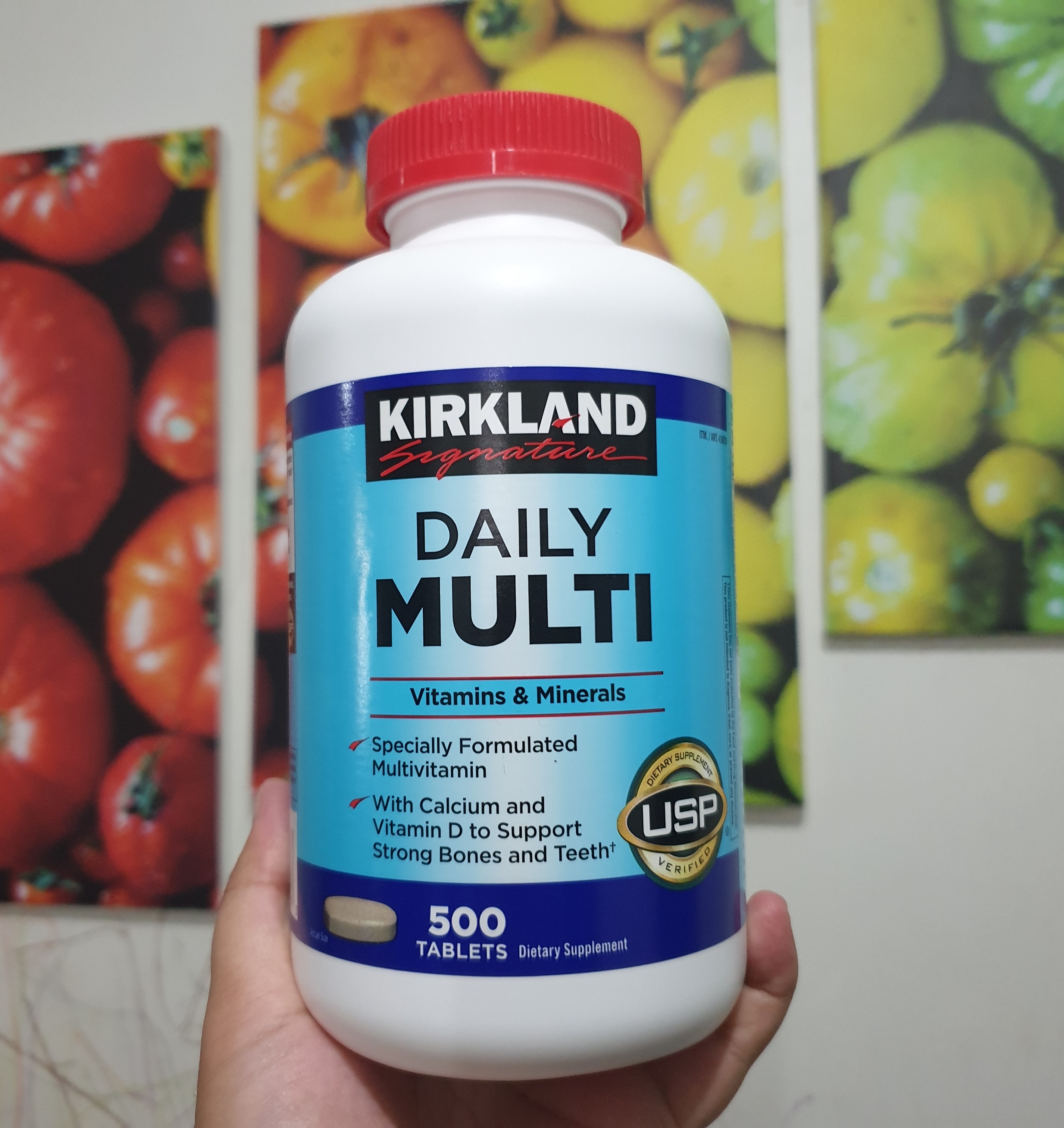 KIRKLAND DAILY MULTIVITAMINS AND MINERALS 500tablets EXPIRY DATE