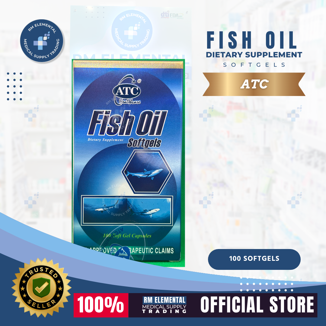 ATC Fish Oil 995mg x 100s (Bottle) Lazada PH