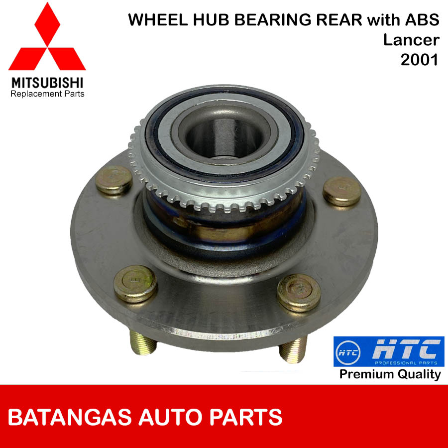 Detroit Axle Rear Wheel Hub Bearing Assembly For 2002-2007 Mitsubishi Lancer ES 2.0L W/ ABS