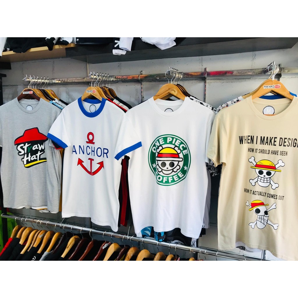 Luffy ANCHOR TShirt ANIME ONE PIECE STRAWHAT PIRATES Lazada PH