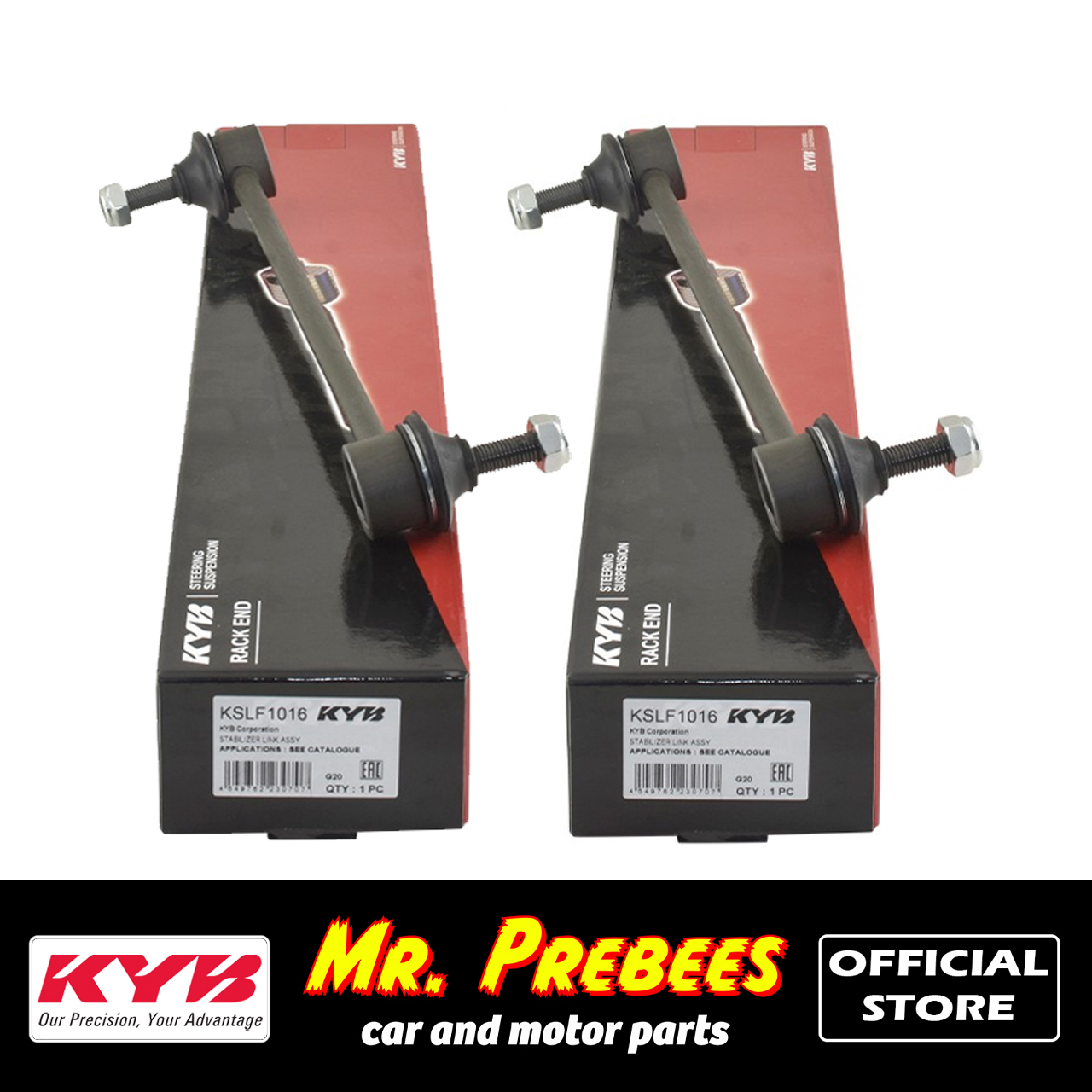 KYB KAYABA Stabilizer Link Front for Nissan Almera 20122020 Set of 2
