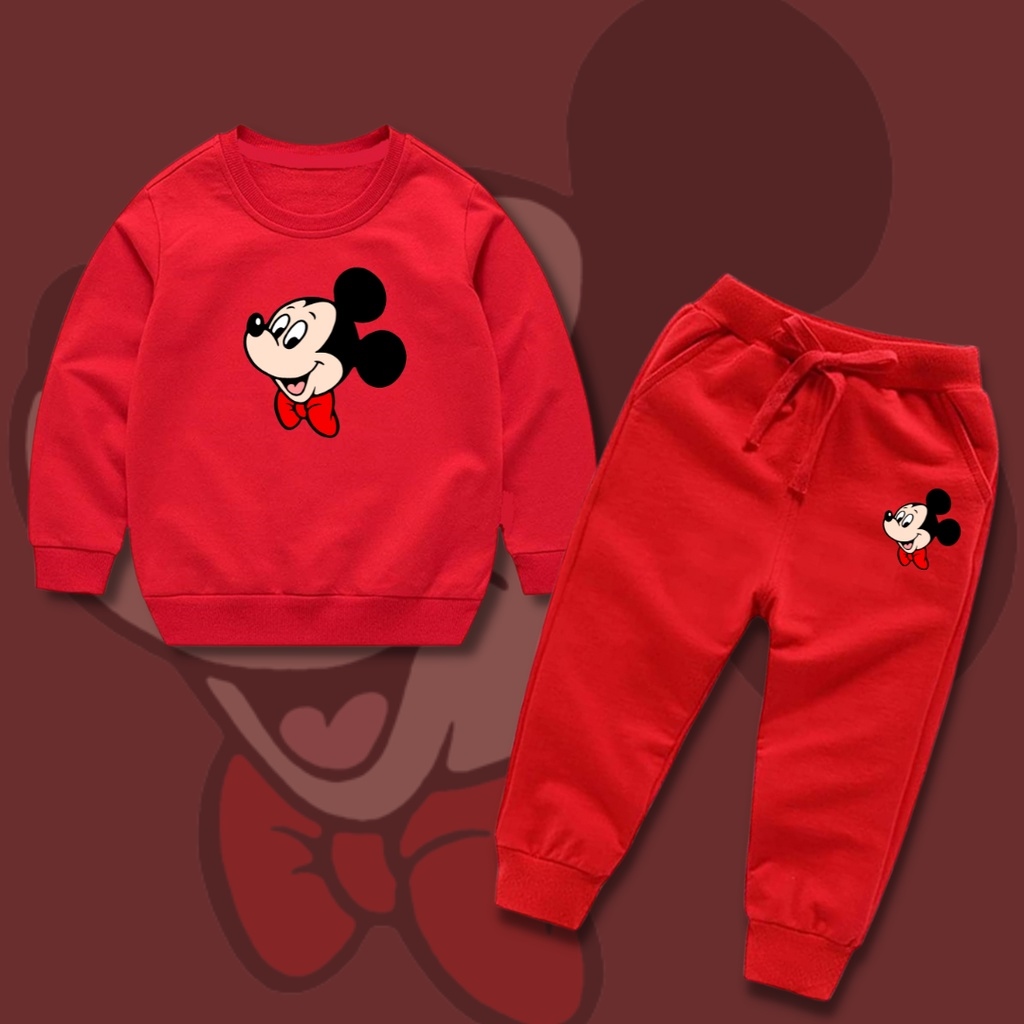 2in1 Mickey Terno for Kids (0-12 Years Old) Jogger Sweater Jacket ...