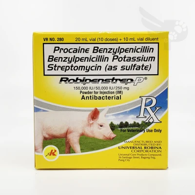 ROBIPENSTREP P 150,000IU/50,000IU/250mg FOR 10doses – petpoulryph