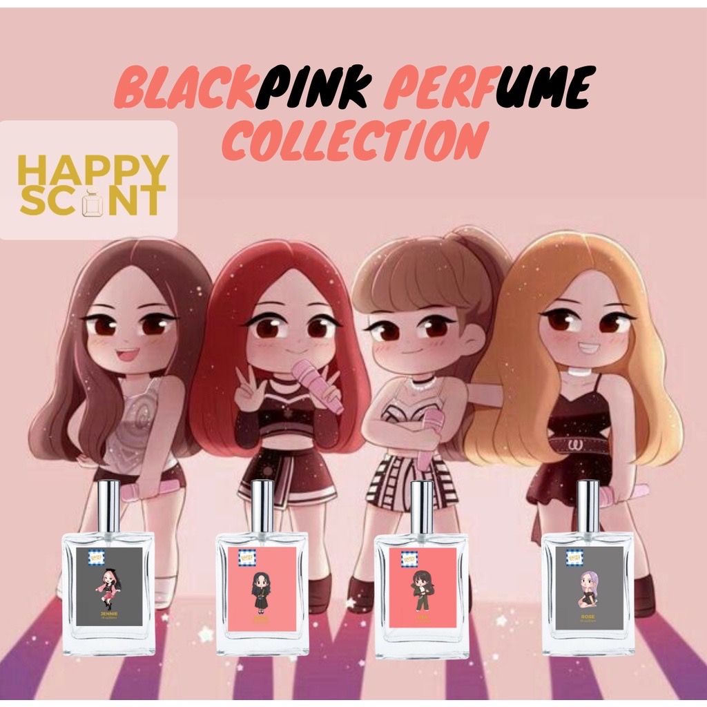 R Happy Scent BLACKPINK, UNIVERSITY SERIES, BTS Premium Perfume Eau De