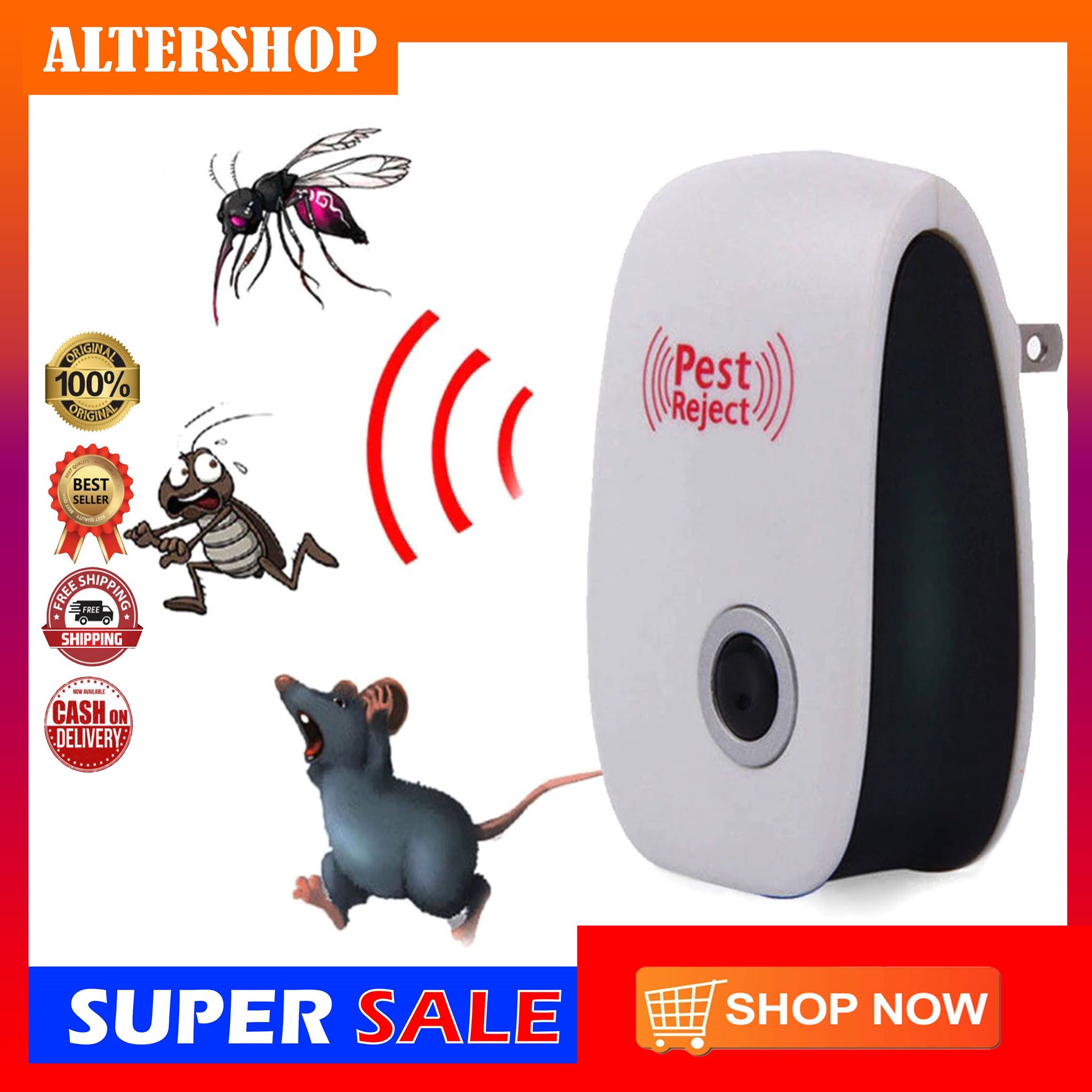 Ultrasonic pest. Отпугиватель крыс Pest reject. Electric Ultrasonic Pest Repeller.