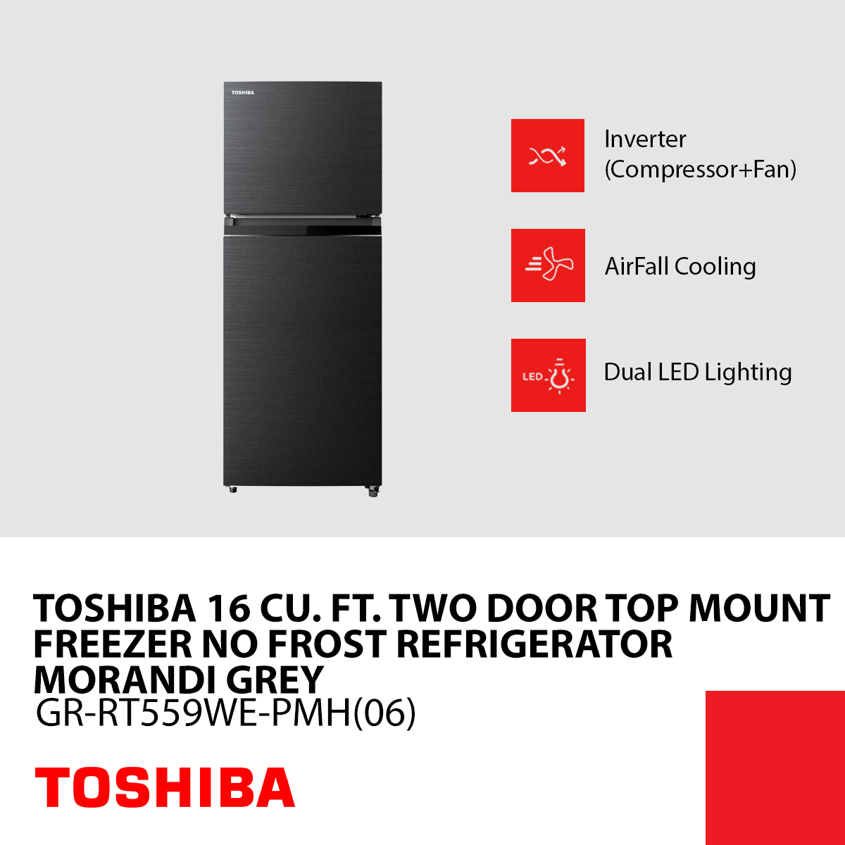 Toshiba refrigerator store 16 feet