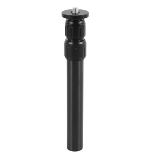 Xiletu xm-263a professional aluminum extension rod stick pole 1 4 inch 3 8 for thread stabilizer rod monopod tripod central axis 1