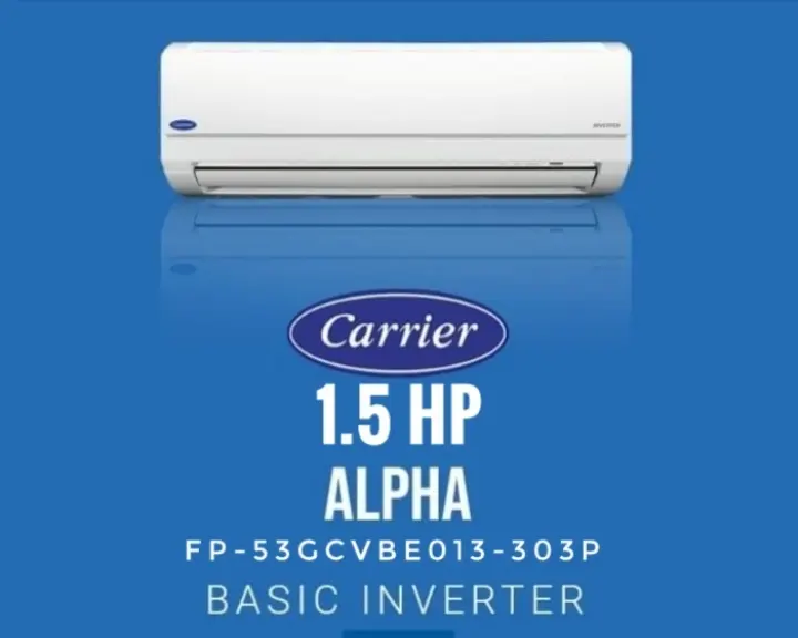 Carrier 1 5hp Split Type Inverter Aircon Fp 53gcvbe013 303p Lazada Ph