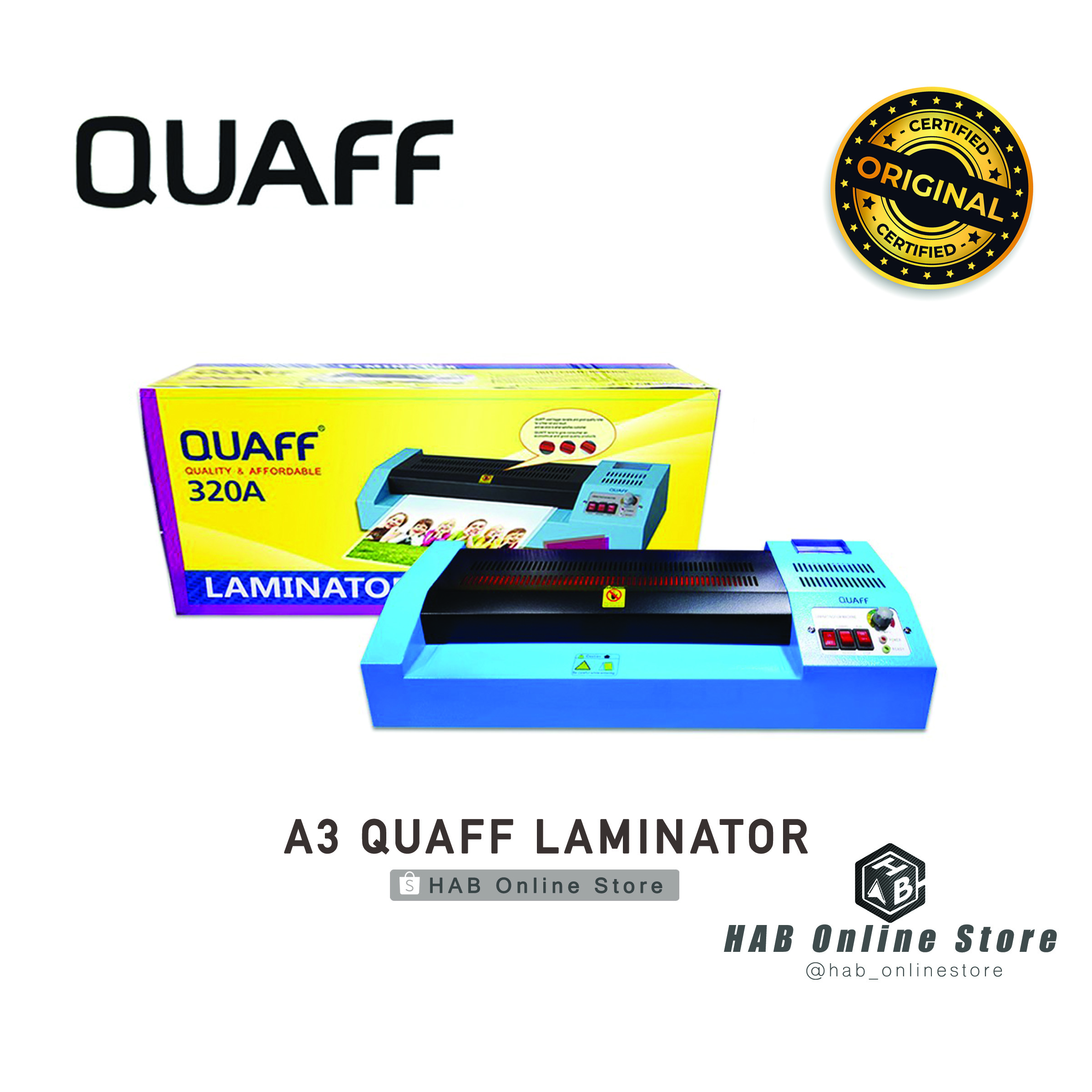 Quaff A3 Laminator Machine 220v Heavy Duty Laminating Machine Lazada PH