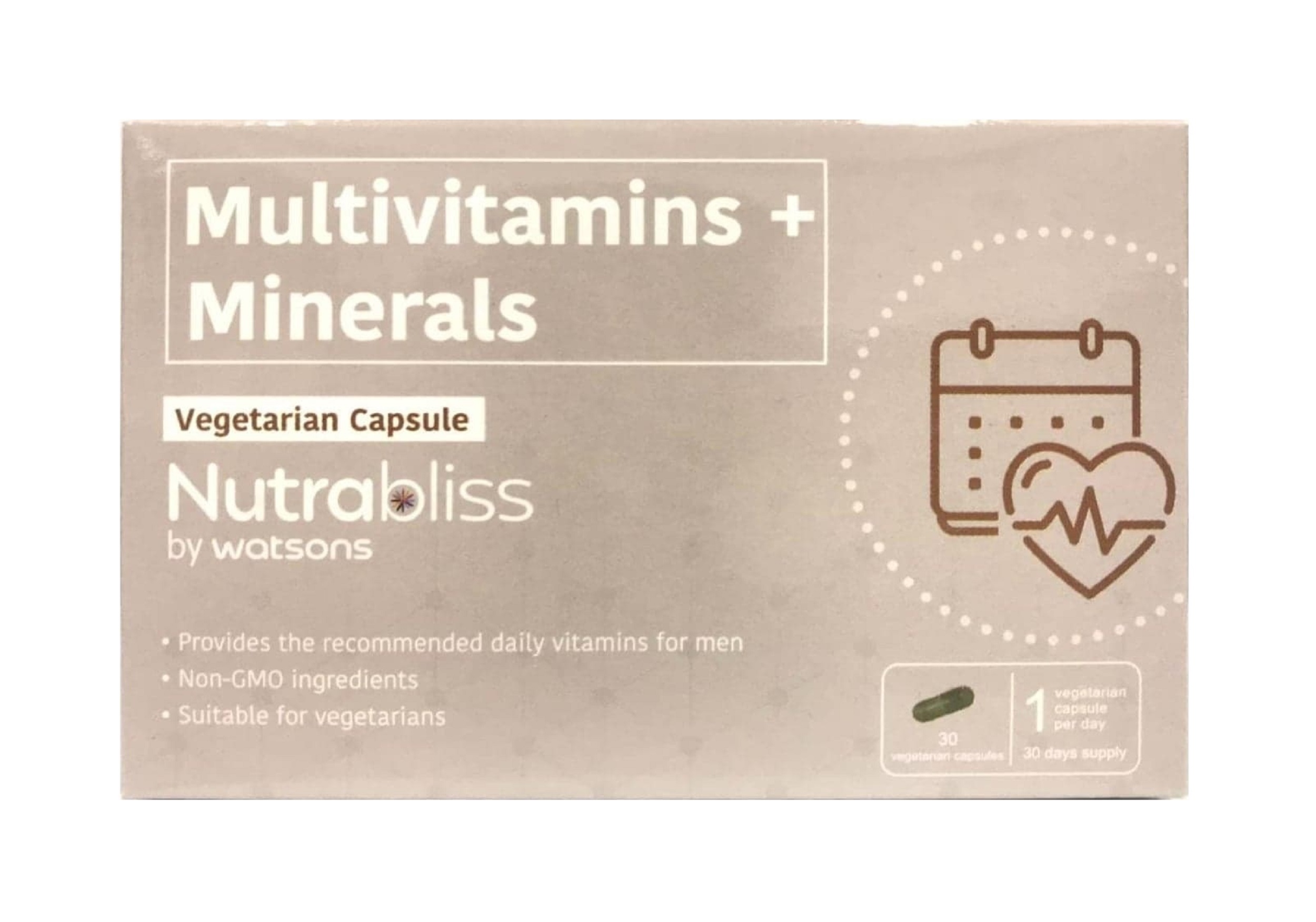 WATSONS Multivitamins + Minerals 1 Capsule Lazada PH