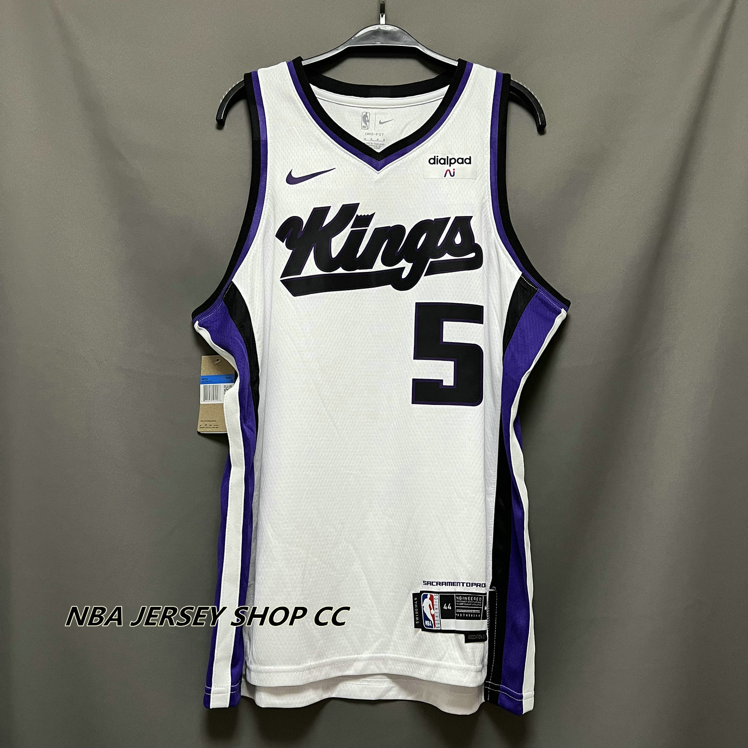 De'Aaron Fox Sacramento Kings NBA City Edition Jersey Sz 44 M Nike