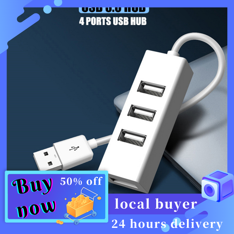 USB HUB Ports 4 HiSpeed USB Hub Expansion Computer Charging Device Data Transfer Adapter USB