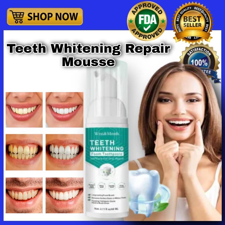 OriginaL and Effective WEST&MONTH Teeth Whitening Mousse Toothpaste