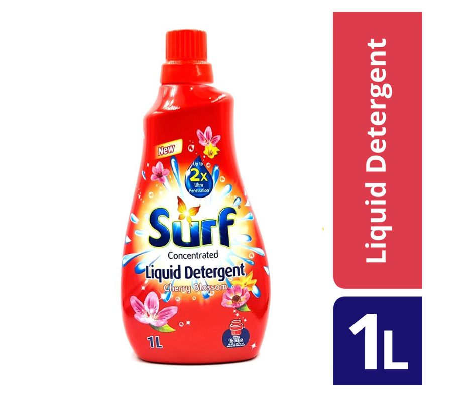 Surf Laundry Liquid Detergent Cherry Blossom Bottle 1L Lazada PH