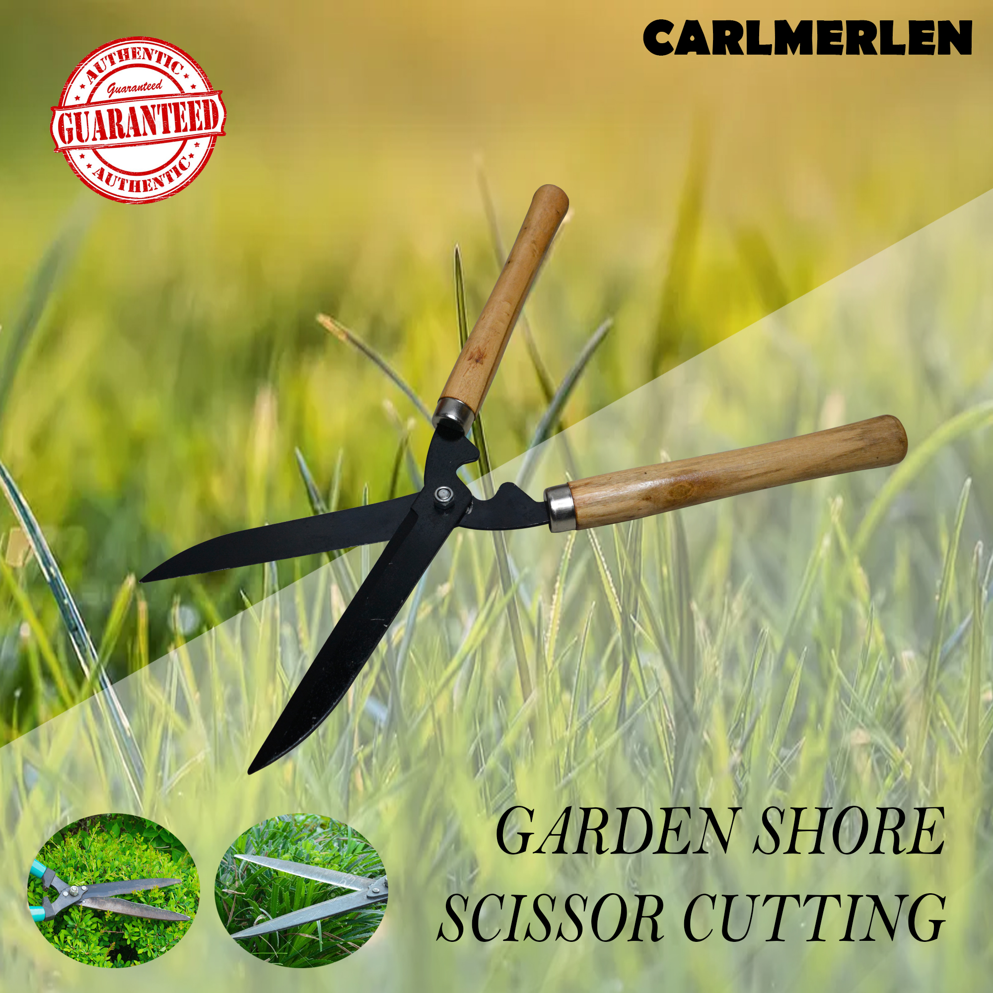 Grass Scissor/ Grass Shears For landscaping, trimming grass, gardening