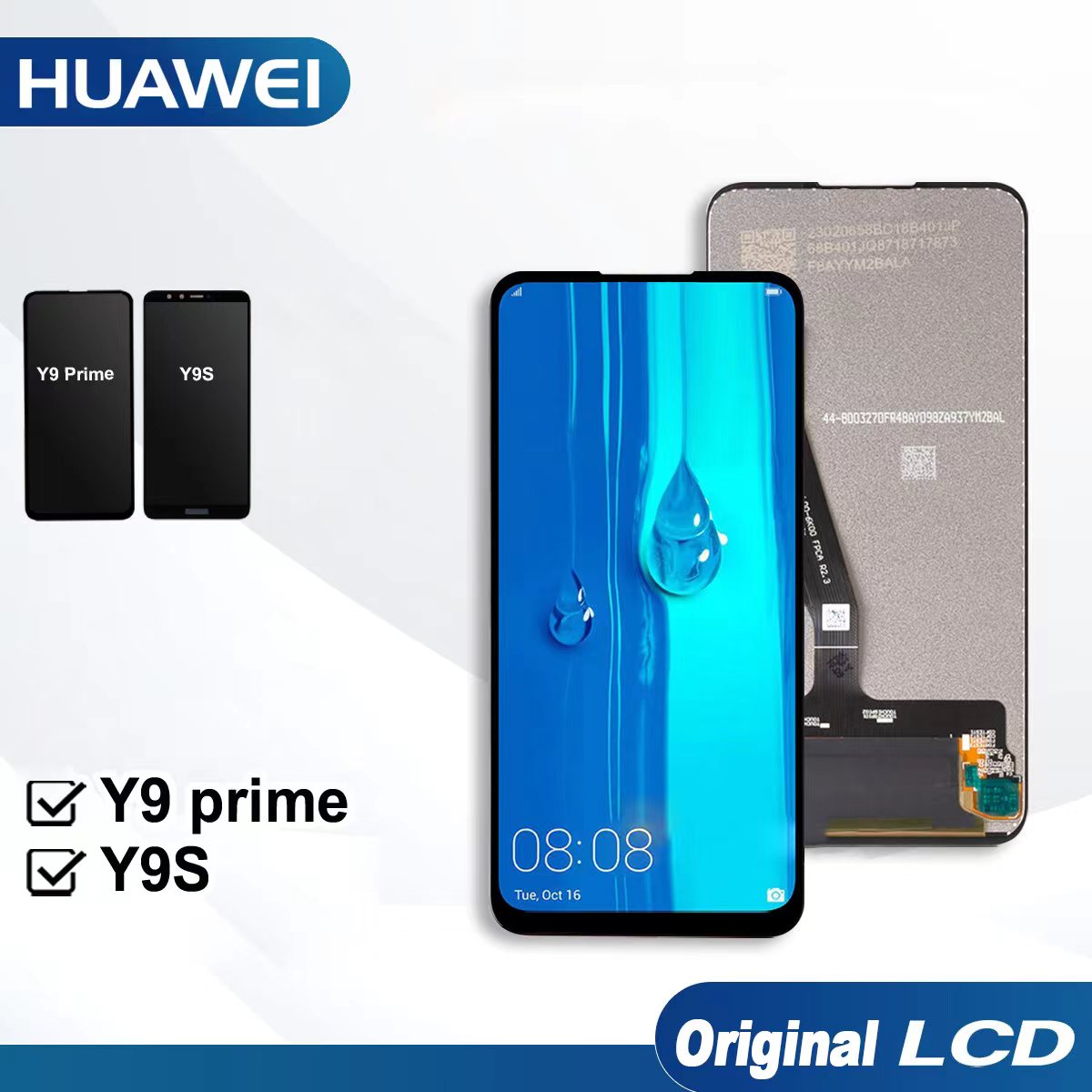 Huawei Y9 Prime 2019 / Y9S / 9X Original LCD / Touch Screen Replacement