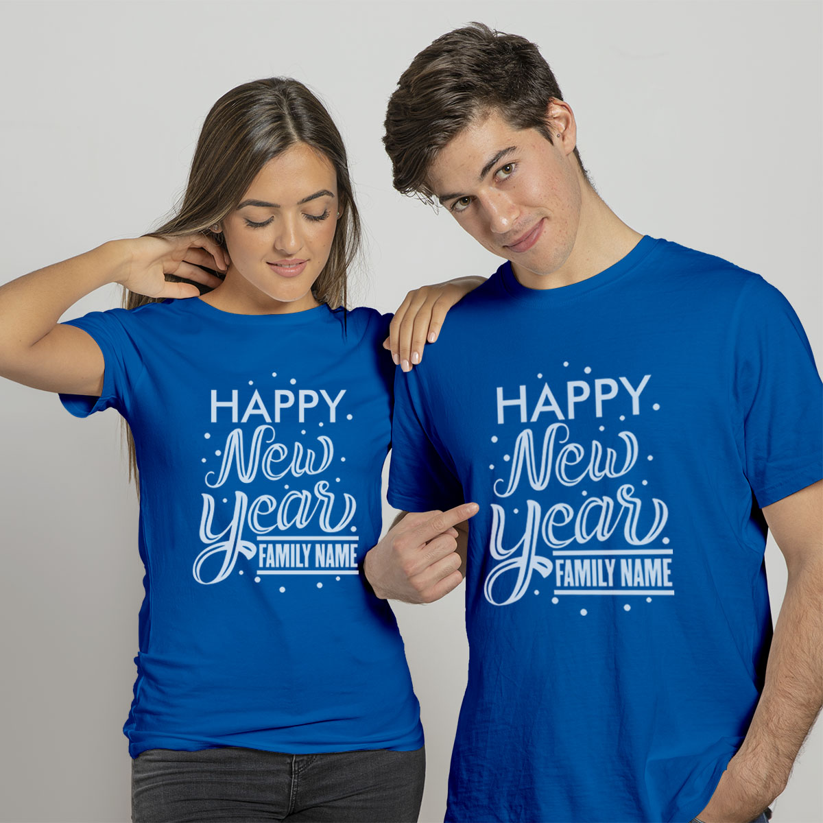Happy New Year Family Customized Shirt 