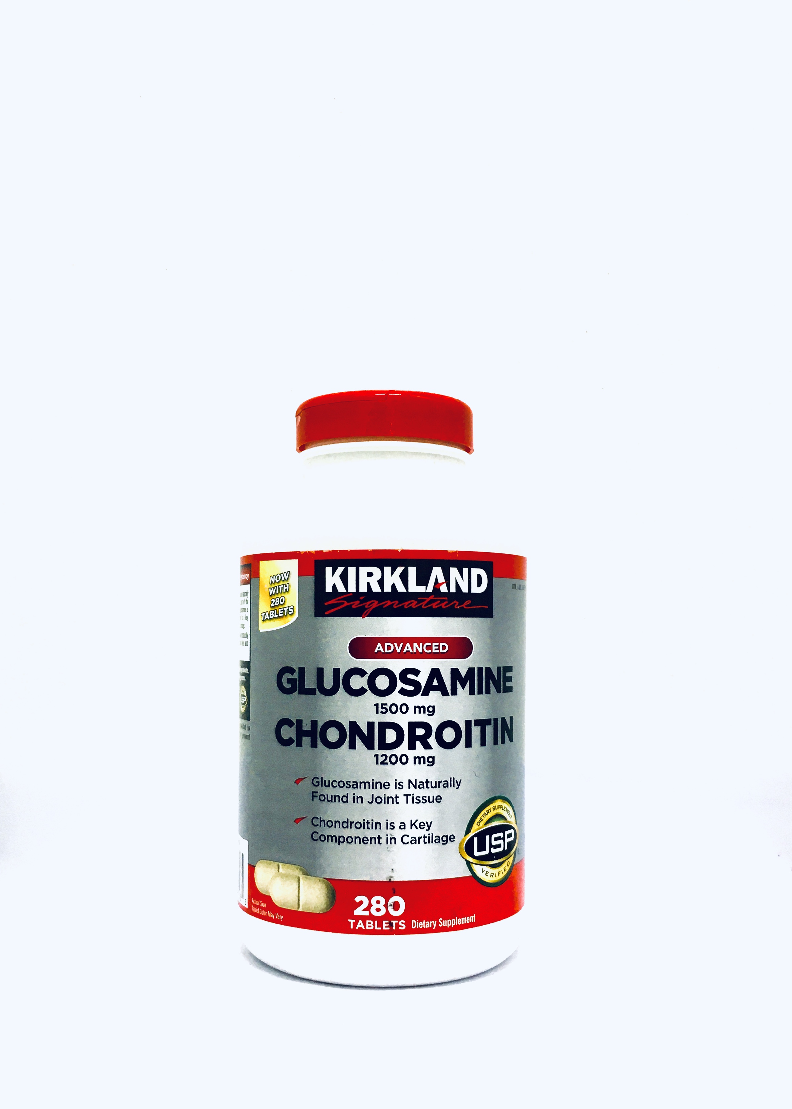 Kirkland Signature Advanced Glucosamine 1500mg Chondroitin 1200mg (280