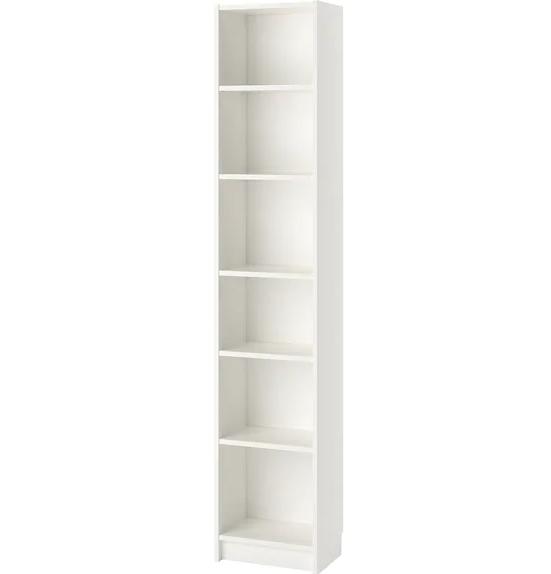 Billy Bookcase Narrow Tall White Lazada Ph