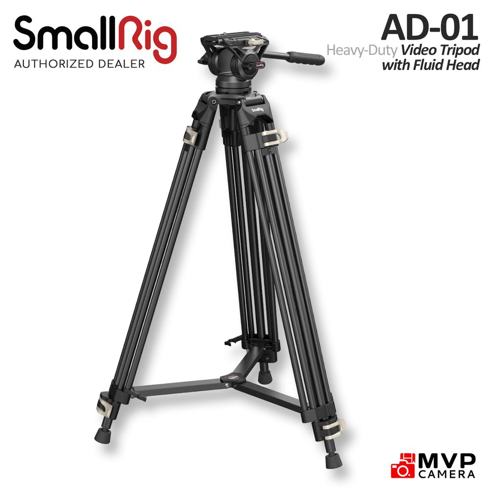 Smallrig Ad Heavy Duty Video Tripod With Fluid Head Similar To Benro