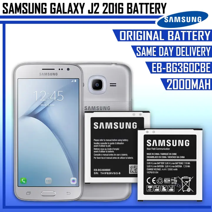 Samsung Galaxy J2 16 Sm J0f Sm J0h Sm J210f Sm J210h Battery Model Eb Bg530cbe Original Battery Lazada Ph