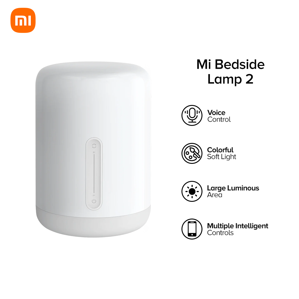 Viento Retirarse Ministerio XIAOMI Mi Home Mi Bedside Lamp 2 Works with Google Assistant/Alexa/Apple  HomeKit Touch Operated Night Light | Lazada PH