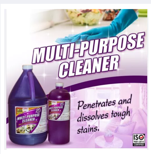 MULTIPURPOSE CLEANER liquid compound containing degreasers in
