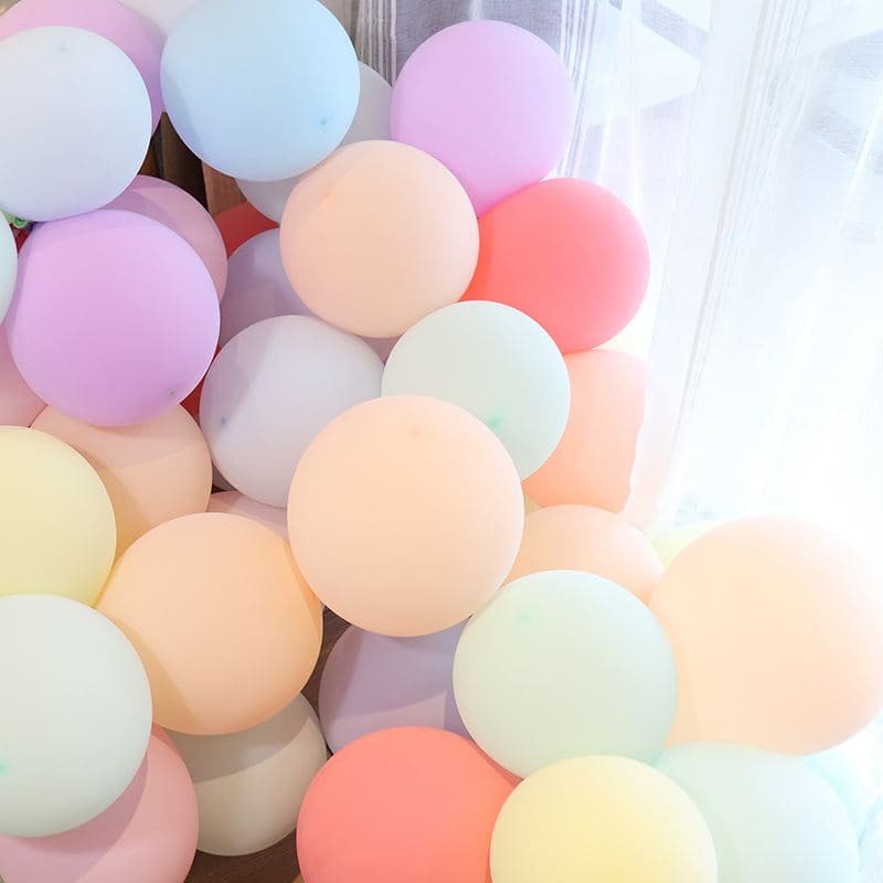 Ballons Pastel 100 Pcs, 10 Macaron Ballons Colorés Bonbons Ballon De Fête,  Ballons De Décoration en Latex Naturel, Fournisseur De Fêtes pour