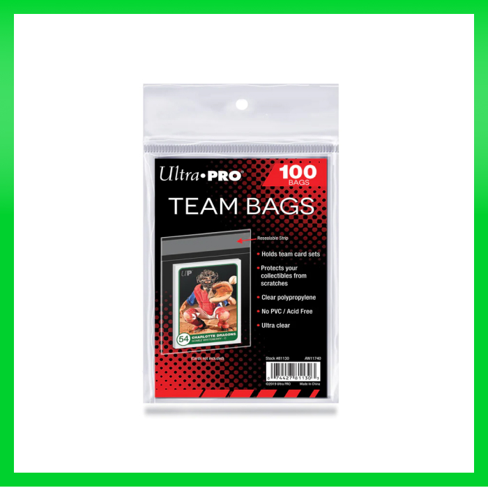 Resealable Team Bags (100ct) For Card Sets - Ultra PRO - Foto 12