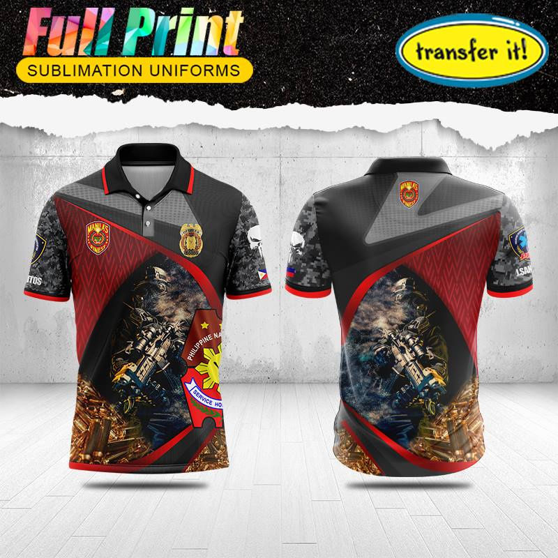 ๑ 2022 Frontliner Full Sublimation Personalized Polo Chinese Collar V