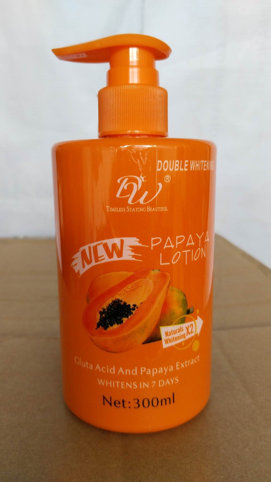 DW PAPAYA LOTION Gluta Acid and Papaya Extract Whitening Lotion