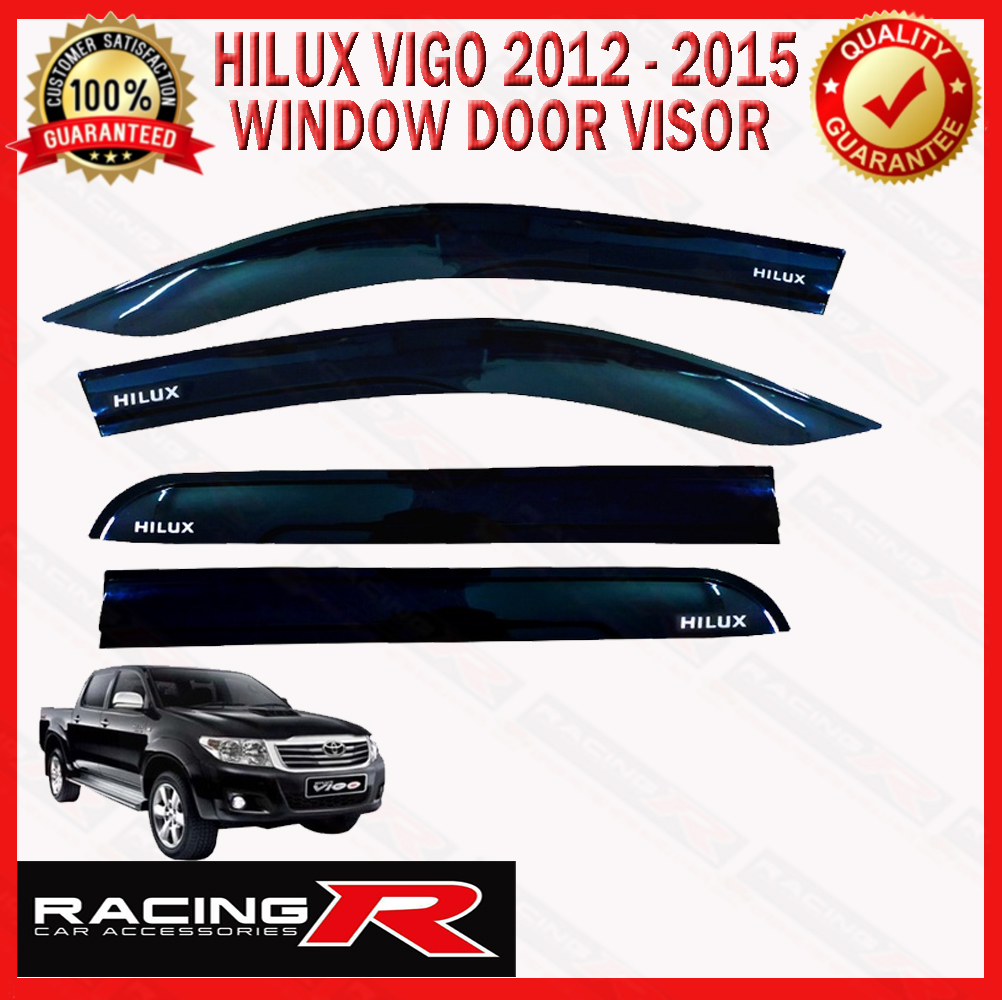 Toyota Hilux Vigo 2012 - 2015 OEM Window Door Visor / Sun Visor | Lazada PH