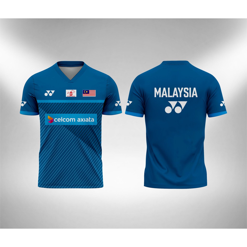 Malaysia Badminton Jersey 2023 Blue | Lazada PH