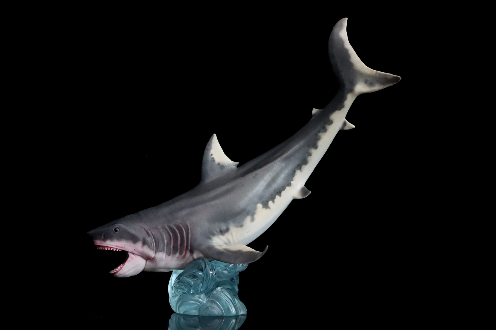 HAOLONGGOOD Megalodon Model Marine Shark Collection Realistic Desk Decor  Prehistoric Ocean Animal Birthday Gift For Toy
