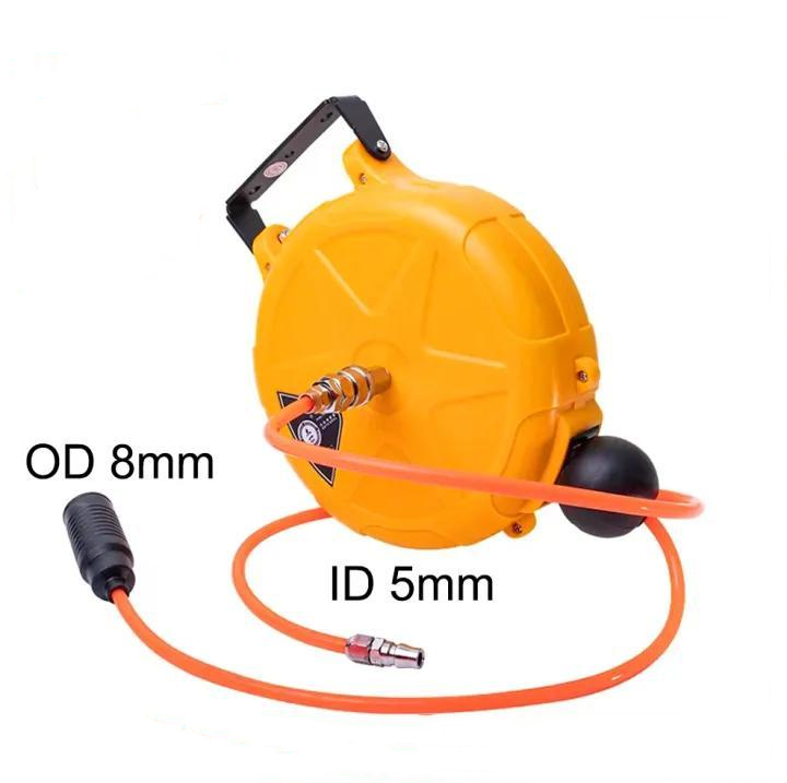 Mini 8x5mm 10m Automotive Air Hose Reel Automatic Retractable Reel