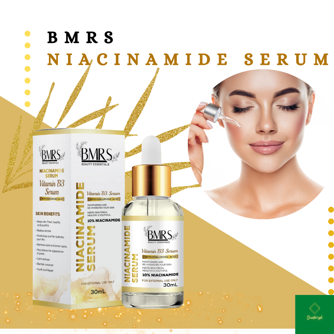 EFFECTIVE BMRS NIACINAMIDE SERUM WITH HYALAURONIC ACID VITAMIN B3 SERUM