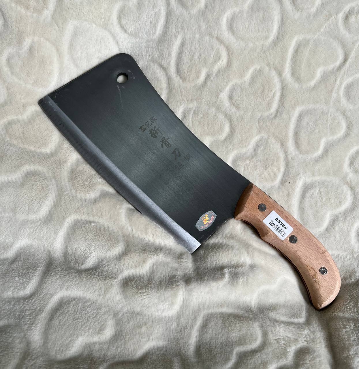 9" Inches 6MM Thickness Solid Heavy Duty Cleaver Knife 1 Kilo Weight