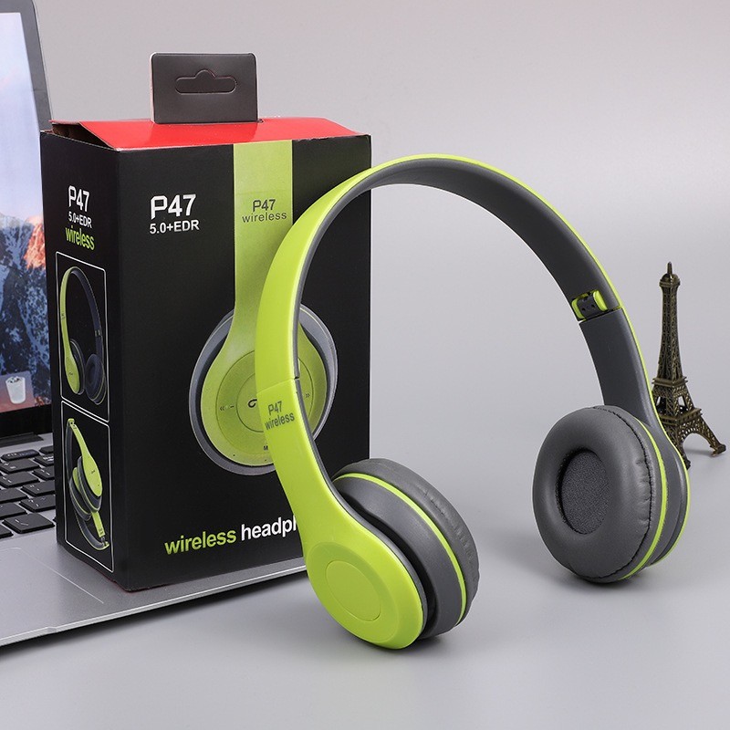 [Manila stock] P47 Wireless Bluetooth OnEar Headphones Headset 5.0