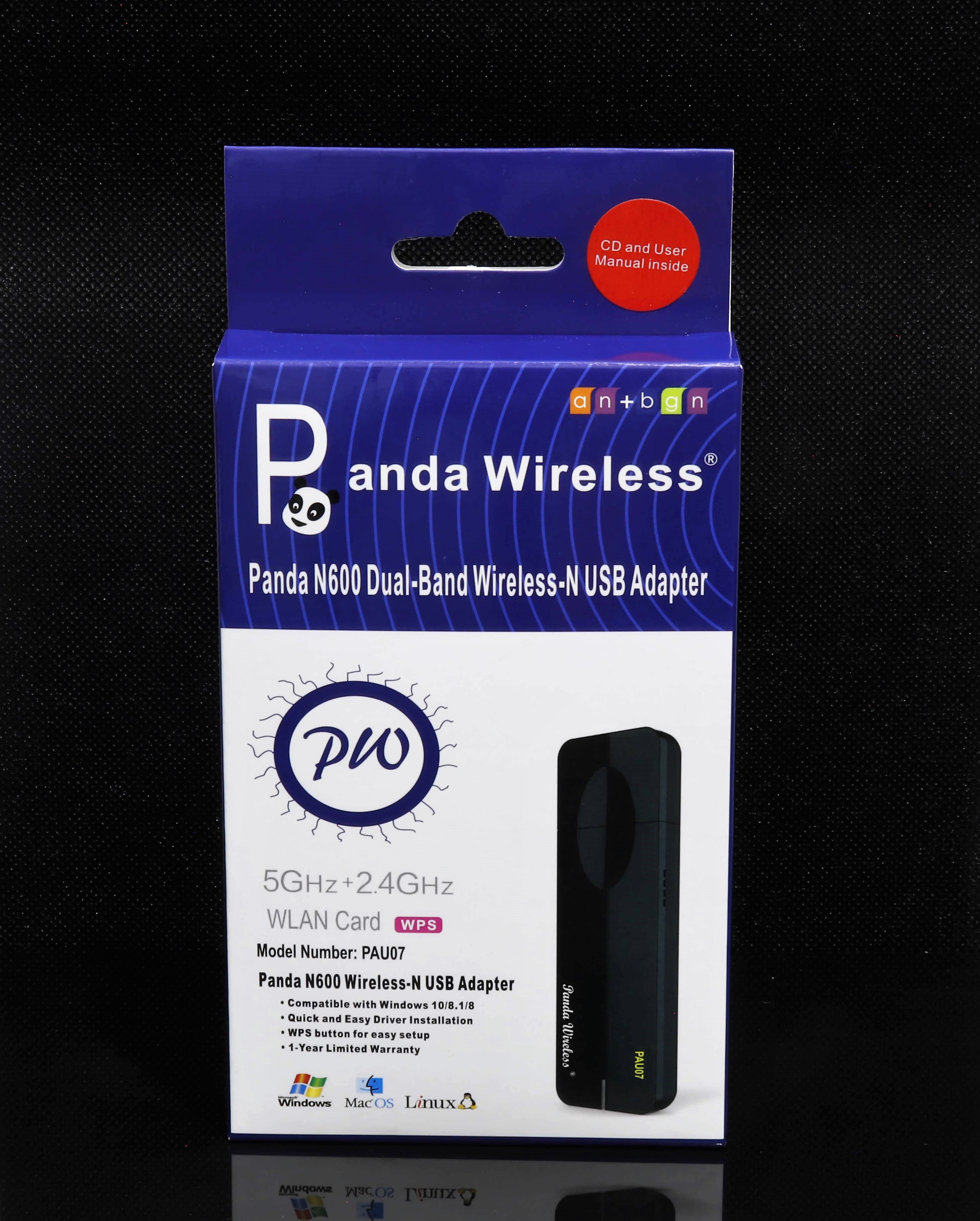 panda n600 dual band 300mbps wireless usb adapter