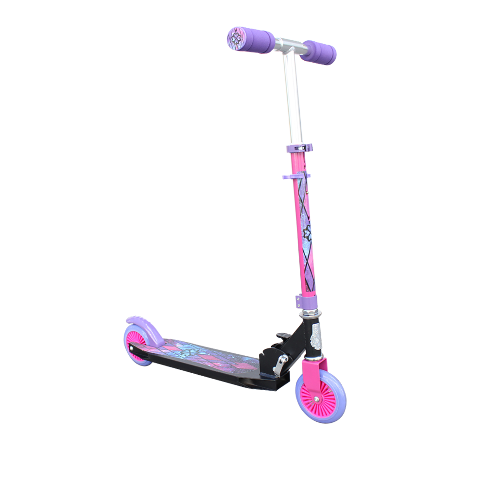 RUX Aluminum Foldable Kick Scooter with PU Wheels for Adult and Kids ...