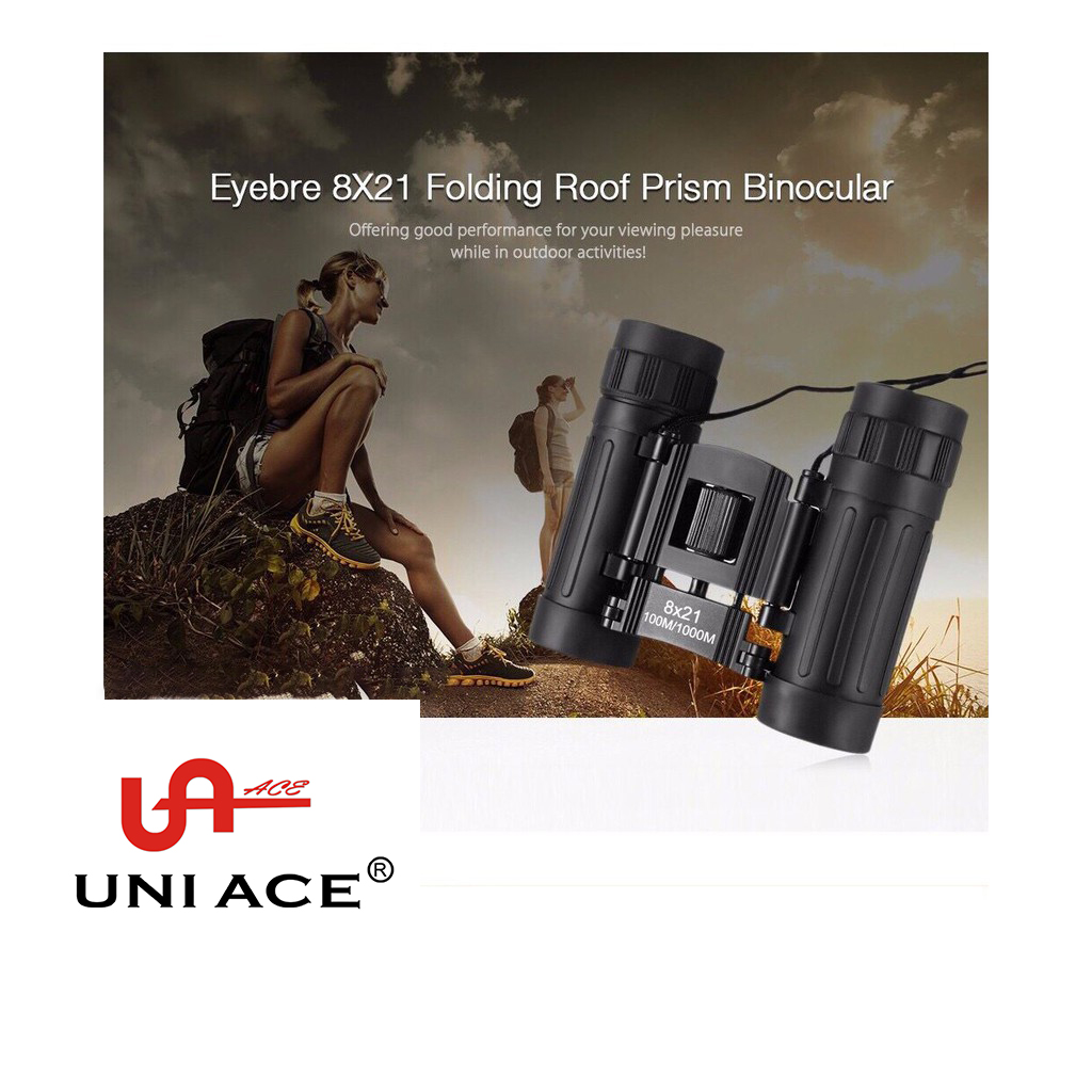 8X21 Binocular Outdoor Folding Power-View Prism Telescope 8X21 Hd