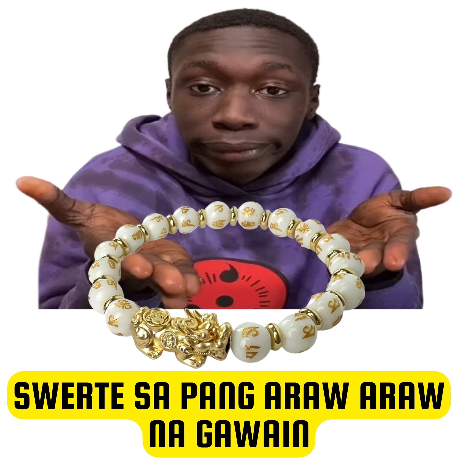 ️[A.one] Ivory Piyao Lucky Charm Bracelet 2023, HIMALAYAN LUCKY CHARMS