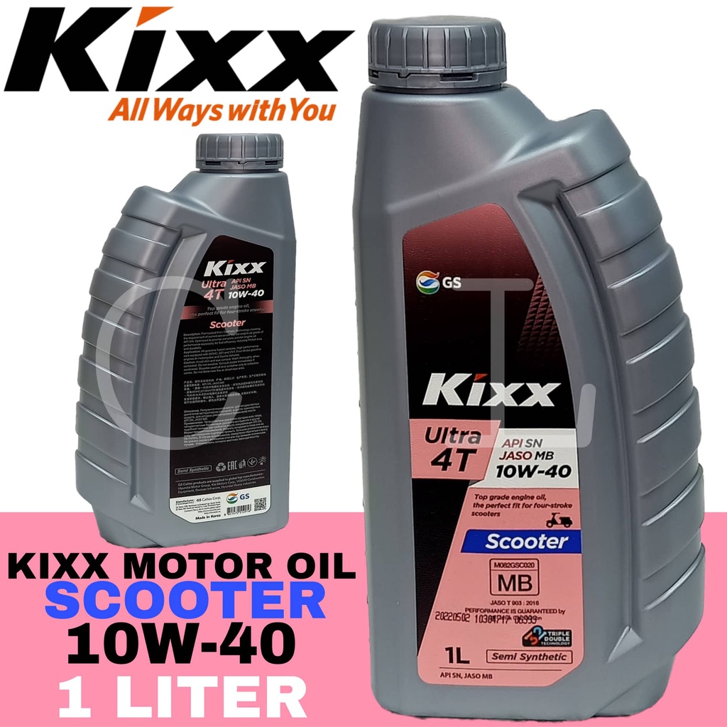 ！direct deal！ KIXX MOTOR OIL SCOOTER 10W40 FULLY SYNTHETIC Lazada PH