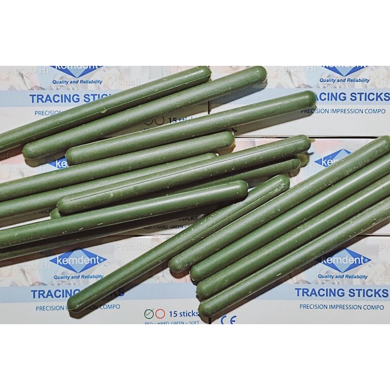 Kemdent, Dental Green Tracing Stick, Precision Impression Compound