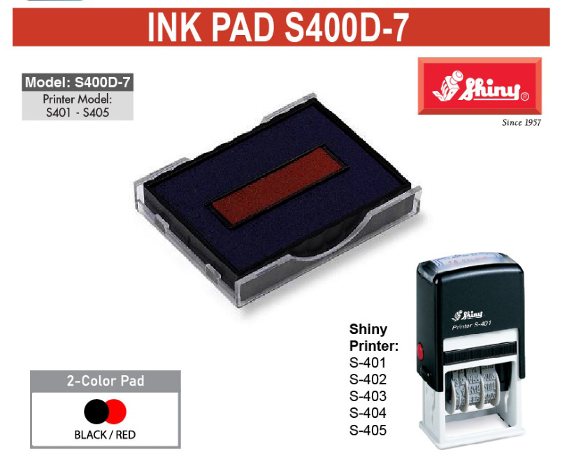 Shiny Printer Line S-401 Replacement Ink Pad