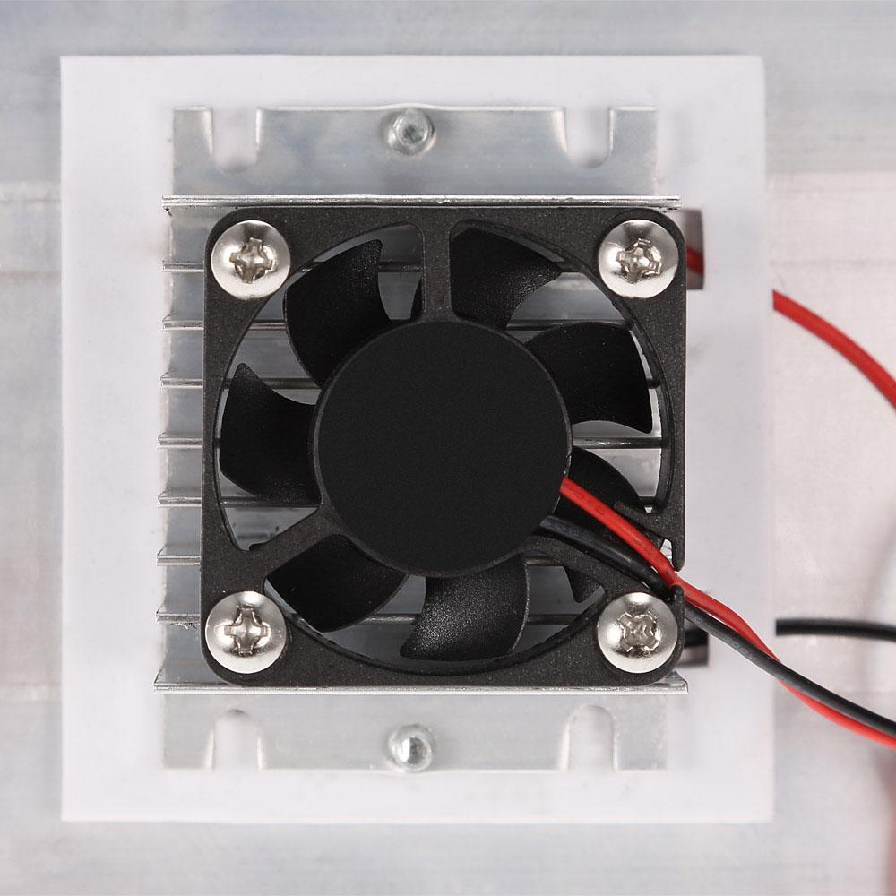Thermoelectric Peltier Refrigeration Cooling System Kit Semiconductor Cooler Large Radiator Cold Conduction Module Double Fans