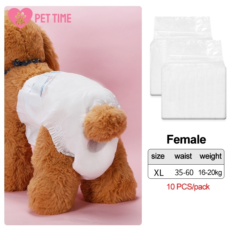 Male Female Dog Diaper by 10pcs/Bag Disposable Diaper Pets Dogs Cats Pampers Underwear Lazada PH